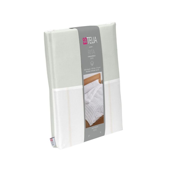 Juego de funda nórdica Alexandra House Living Rita Beige Cama de 135/140 2 Piezas