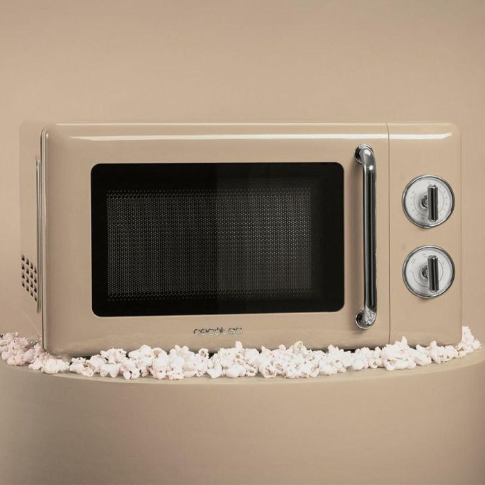 Microondas Cecotec Proclean 3010 Retro Beige 700 W 20 L 2 Microondas Cecotec Proclean 3010 Retro Beige 700 W 20 L 2