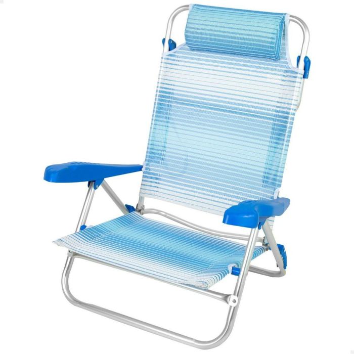 Silla de Playa Aktive 47 x 82 x 49 cm (2 Unidades) 6 Silla de Playa Aktive 47 x 82 x 49 cm (2 Unidades) 6