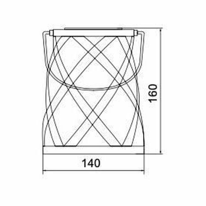 GALIX Farol solar de metal 1