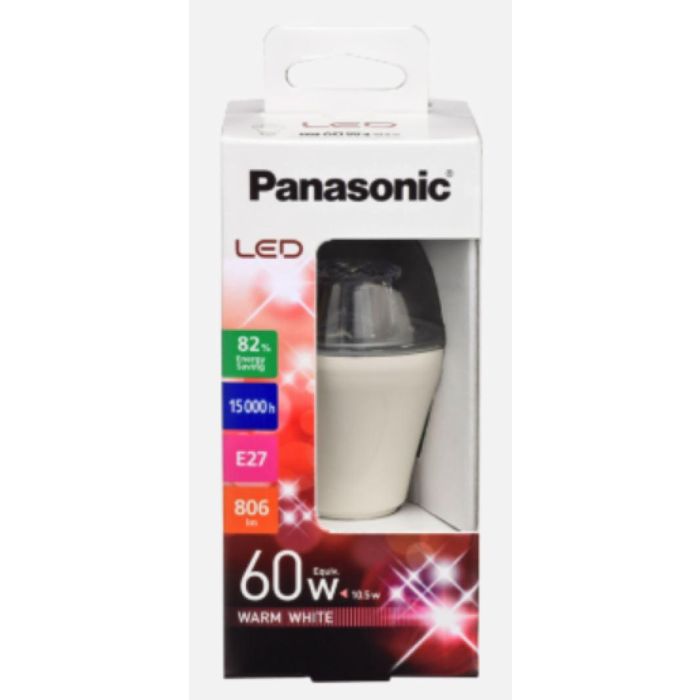 Panasonic LDAHV11LCE Lámpara LED Prisma Bulbo E27 Transparente 10,5W 3000K 2
