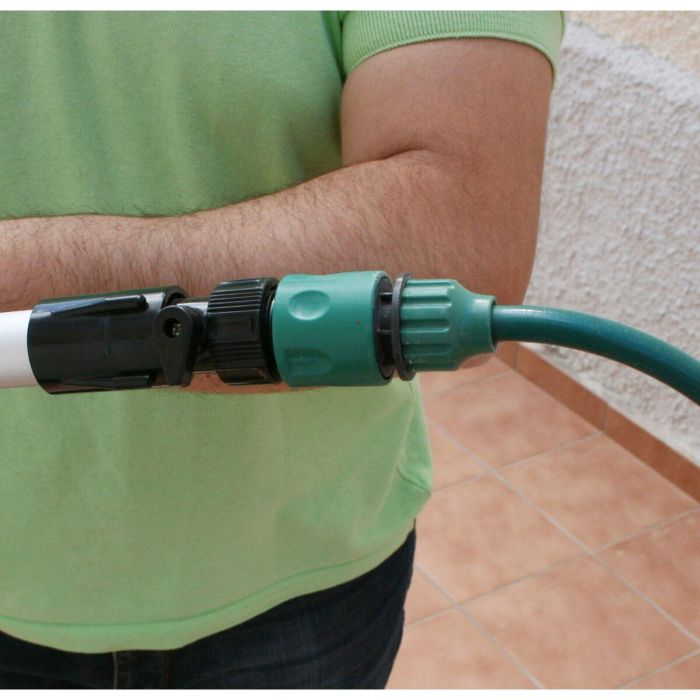 Mtk MOT10300 Cs10 Cepillo Telescópico 120-180 cm con Conexión de Agua, Ideal para Limpieza de Coches, Barcos, Caravanas 1