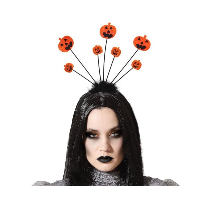 Diadema Halloween Calabazas Saltarinas 25x32.5 cm para Disfraces y Decoraciones 0 Diadema Halloween Calabazas Saltarinas 25x32.5 cm para Disfraces y Decoraciones 0