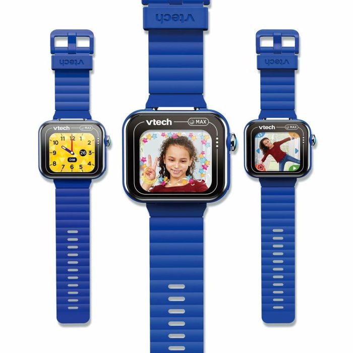 VTech 80-531622-022 Kidizoom Smartwatch Max Reloj inteligente para niños +4 años, doble cámara, juegos, pantalla táctil 1.69", Azul 6 VTech 80-531622-022 Kidizoom Smartwatch Max Reloj inteligente para niños +4 años, doble cámara, juegos, pantalla táctil 1.69", Azul 6