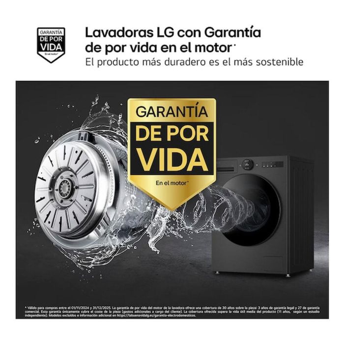 Lavadora LG F4X7009TBB 8