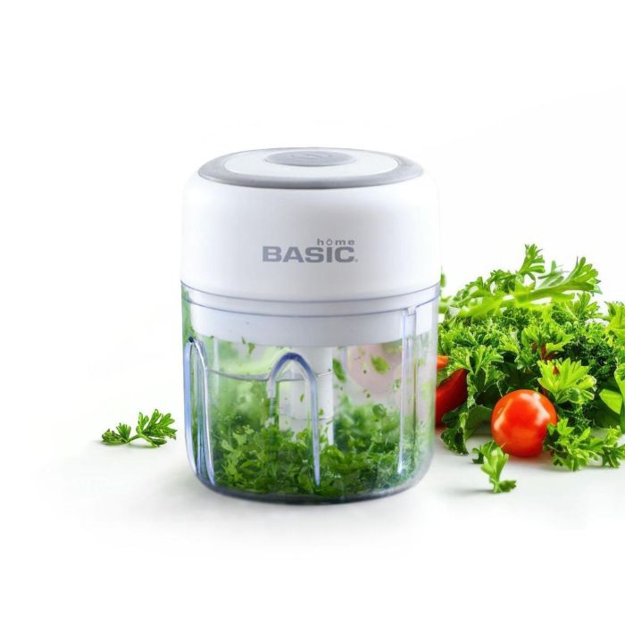 Cortador de alimentos eléctrico con batería 11.8 x 9.2 cm Basic Home (8 Unidades) 1 Cortador de alimentos eléctrico con batería 11.8 x 9.2 cm Basic Home (8 Unidades) 1