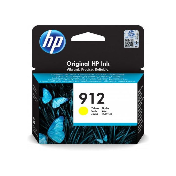 HP nº912 Cartucho Amarillo Officejet 8012, 8014, 8015, Officejet Pro 8022, 8024, 8025, 8035