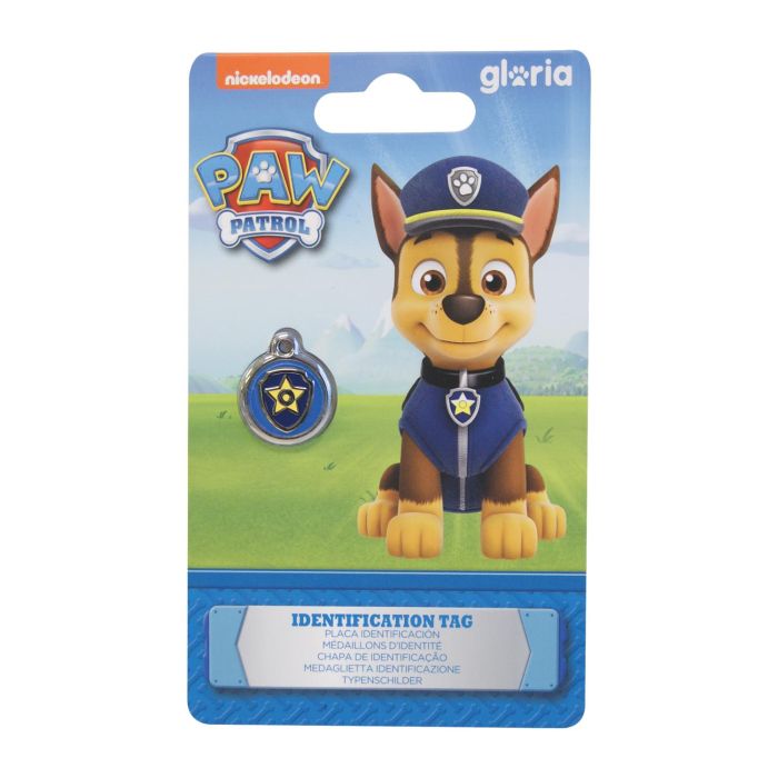 Placa Identificación Pawpatrol Chase S Placa Identificación Pawpatrol Chase S