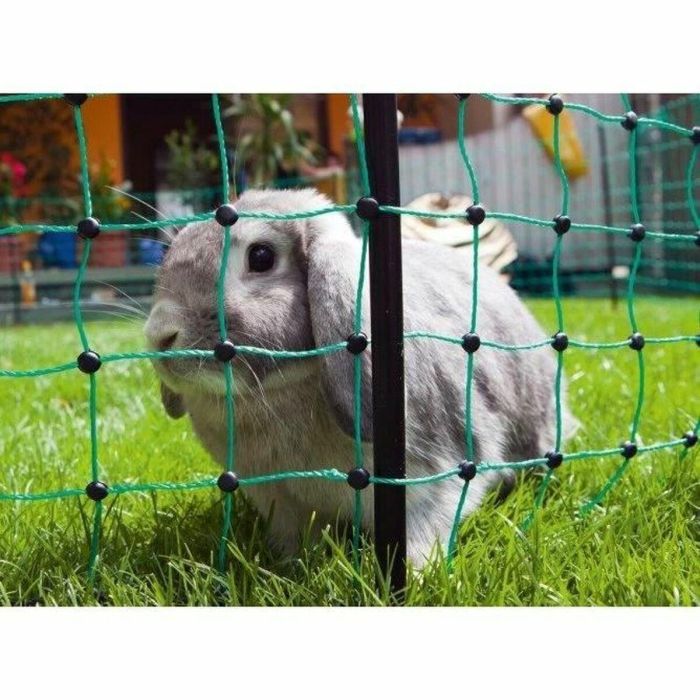 Kerbl KER4018653017760 RabbitNet Red para Conejos 25m 65cm Doble Punta Verde 1