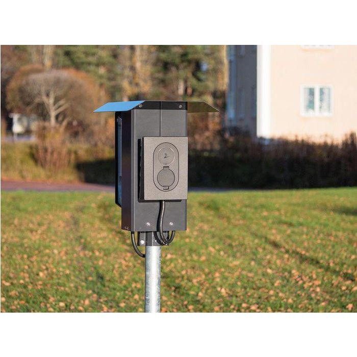 Next Green Soporte Polebox 205 D2 para Cargadores de Vehículos Eléctricos, Montaje en Poste 4