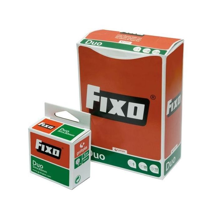 Fixo Cinta Doble Cara Blister 30 mmx5M Fixo Cinta Doble Cara Blister 30 mmx5M