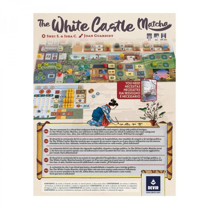 Devir The White Castle: Matcha Expansión Juego de Mesa, 1-4 Jugadores, 85 Min, 12+ Años 2 Devir The White Castle: Matcha Expansión Juego de Mesa, 1-4 Jugadores, 85 Min, 12+ Años 2
