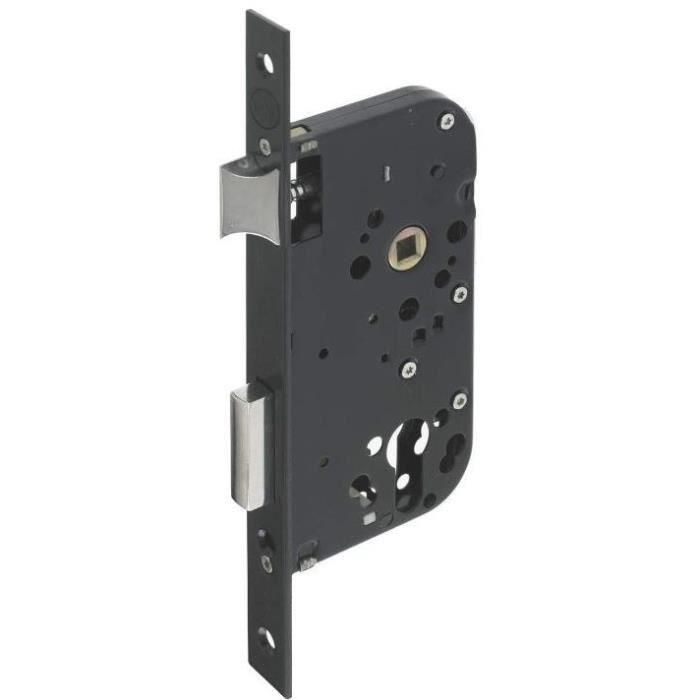 Yale Y60K-A50/N Cerradura Empotrable Orificio Cilindro para Puerta de Entrada Eje 50mm, Caja 148mm