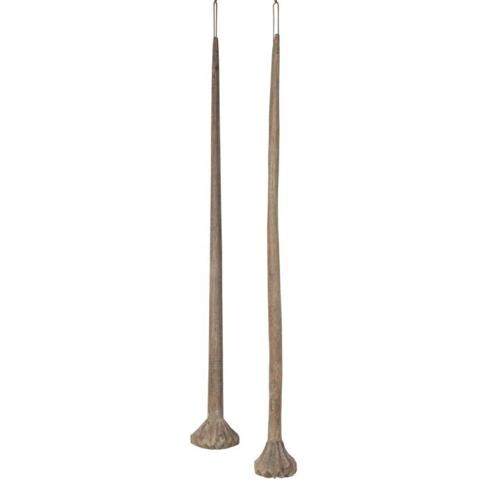 Figura Decorativa Home ESPRIT Natural 15 x 15 x 130 cm Figura Decorativa Home ESPRIT Natural 15 x 15 x 130 cm