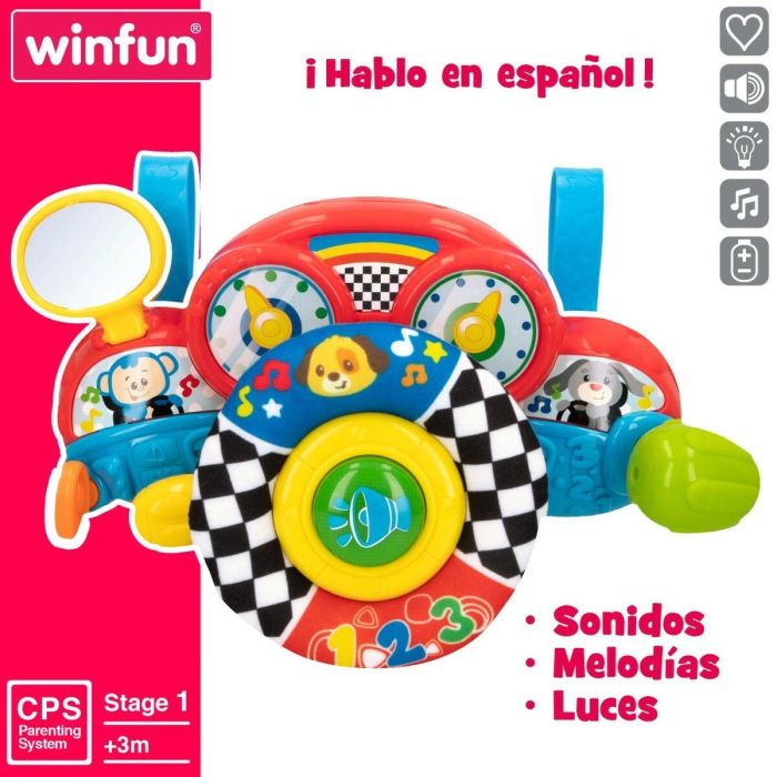 Volante para Carrito de Paseo Winfun 29 x 17 x 10,5 cm (4 Unidades) 5