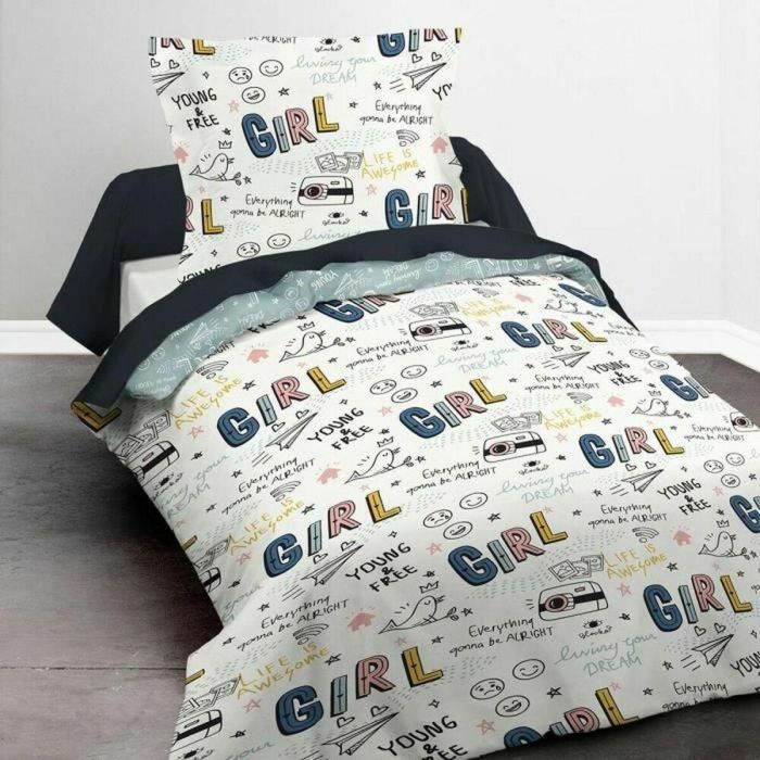 Today Kids First 1.11 Juego de Cama Infantil 1 Persona, Funda Nórdica 140x200 y Funda Almohada 63x63, Poliéster Blanco Today Kids First 1.11 Juego de Cama Infantil 1 Persona, Funda Nórdica 140x200 y Funda Almohada 63x63, Poliéster Blanco