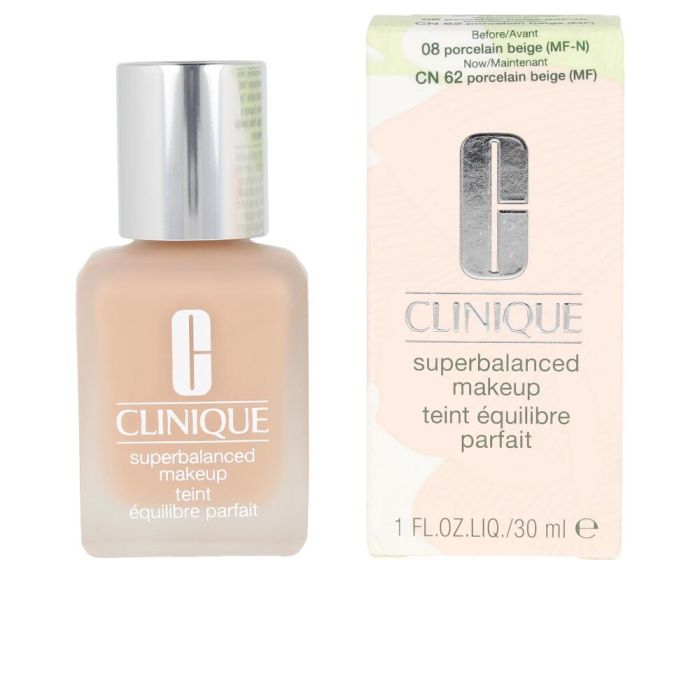 Clinique SUPERBALANCED fluid #08-porcelain beige 30 ml Base de maquillaje fluido FPS Clinique SUPERBALANCED fluid #08-porcelain beige 30 ml Base de maquillaje fluido FPS