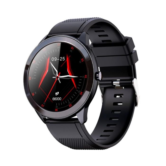 Leotec LESW32K Wave Smartwatch Deportivo con Pulsómetro, Oxímetro, Monitor de Sueño, IP68 y Pantalla IPS 1.28" Compatible iOS/Android Leotec LESW32K Wave Smartwatch Deportivo con Pulsómetro, Oxímetro, Monitor de Sueño, IP68 y Pantalla IPS 1.28" Compatible iOS/Android