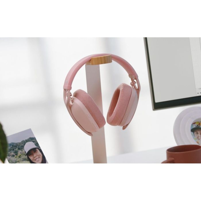Logitech Zone Vibe 100 Auriculares Bluetooth Inalámbricos Diadema Rosa para Llamadas/Música 5