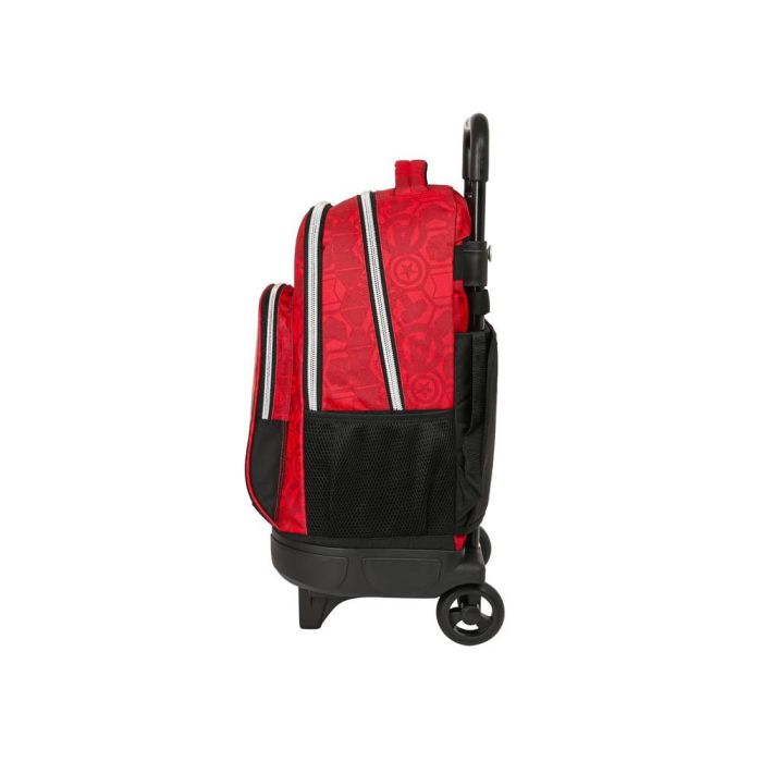 Mochila Escolar con Ruedas The Avengers Infinity Rojo Negro (33 x 45 x 22 cm) 2