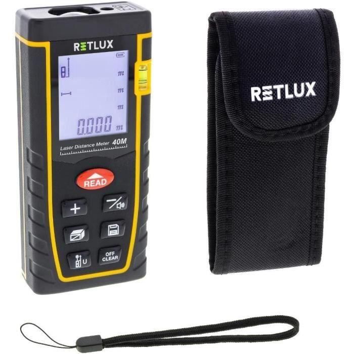 Retlux RHT 100 Telémetro Láser de 40 m 0 Retlux RHT 100 Telémetro Láser de 40 m 0