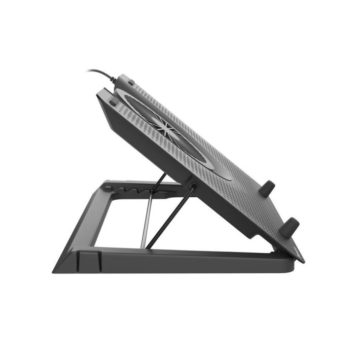 Genesis Oxid 550 Base Refrigeradora Portátil para Laptops hasta 17.3", 5 Ventiladores, Aluminio y ABS, Negro 9