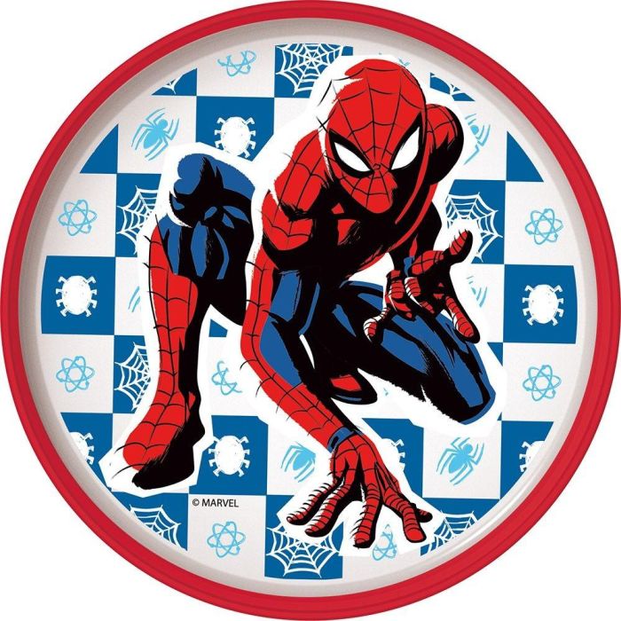Marvel Spiderman Plato Antideslizante Bicolor Premium Plástico Alimentario Libre BPA CZ11297 0 Marvel Spiderman Plato Antideslizante Bicolor Premium Plástico Alimentario Libre BPA CZ11297 0