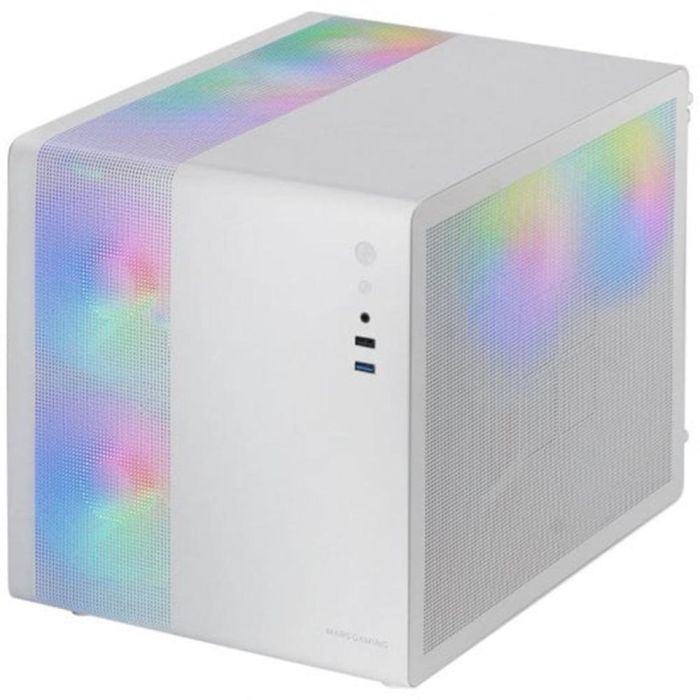 Mars Gaming MC400 Caja Gaming Micro-ATX Mini-ITX Blanca con Ventana Cristal Templado Mars Gaming MC400 Caja Gaming Micro-ATX Mini-ITX Blanca con Ventana Cristal Templado