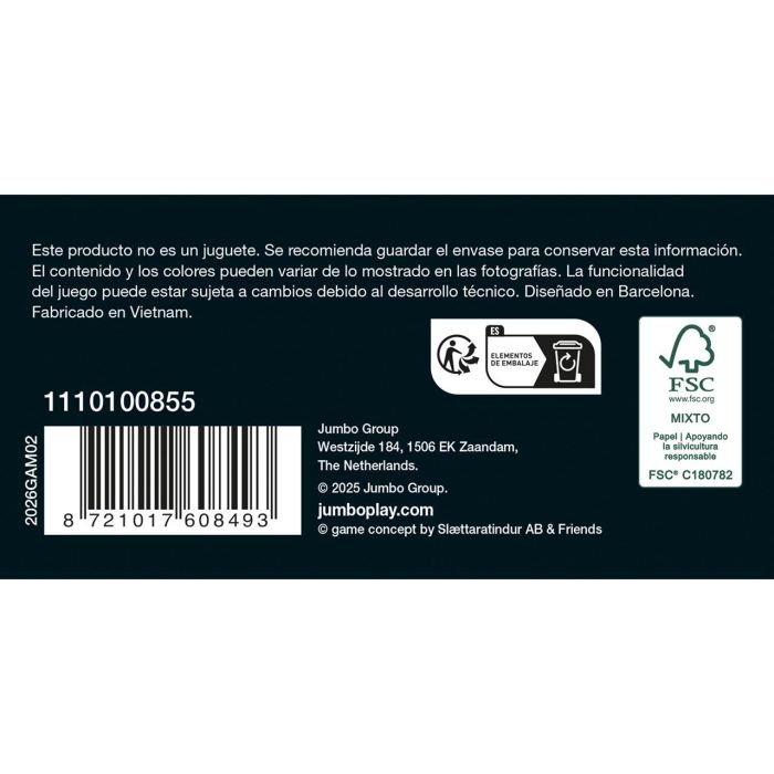 Diset 1110100855 Juego Hitster Rock, Juego de Mesa Musical para Ordenar Canciones Cronológicamente, Recomendado +16 Años