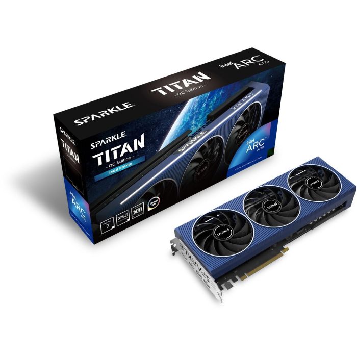 Sparkle A770 16GB Intel Arc Titan OC GDDR6 3 Fan 2 Sparkle A770 16GB Intel Arc Titan OC GDDR6 3 Fan 2