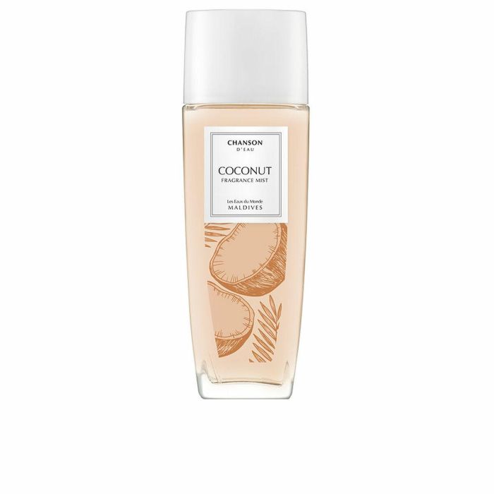Chanson D'Eau Coconut Bruma Corporal Perfumada para Mujer 75 ml - Aroma de Agua de Coco, Pera y Sándalo