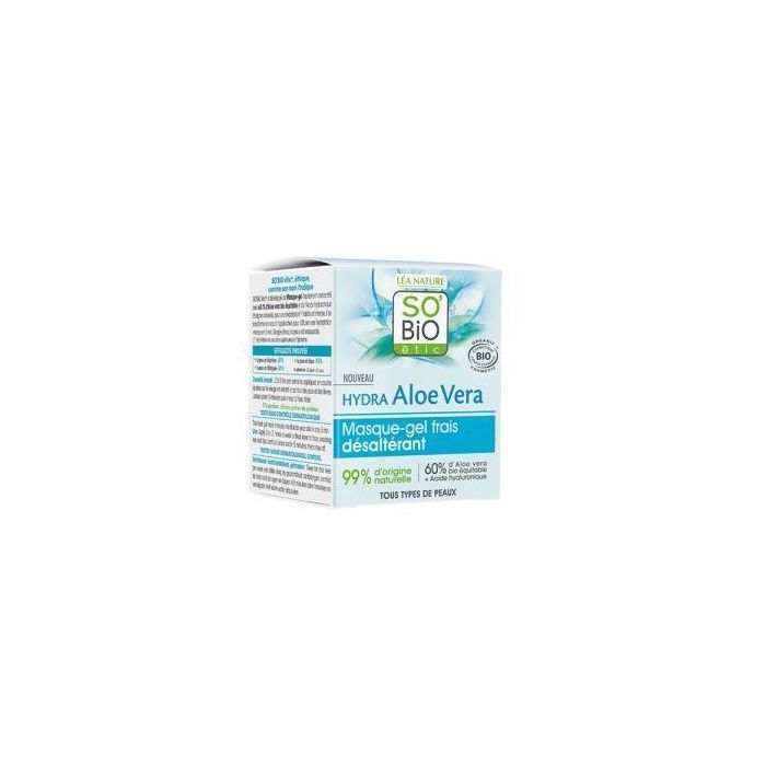 Mascarilla Gel Refrescante Facial Aloe 24H 50M Bio