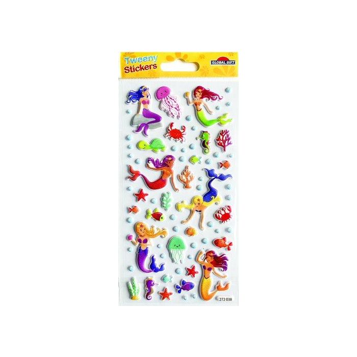 Stickers Grupo Global Gift Bolsa 1H Tweeny Foamy Decor Sirenas