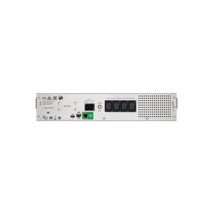 APC SMC1500I-2UC sistema de alimentación ininterrumpida (UPS) Línea interactiva 1,5 kVA 900 W 4 salidas AC 1 APC SMC1500I-2UC sistema de alimentación ininterrumpida (UPS) Línea interactiva 1,5 kVA 900 W 4 salidas AC 1