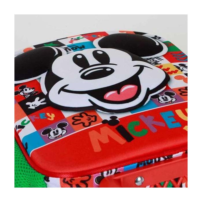 Disney Mickey Mouse Mochila Infantil 3D con Ruedas Pequeña Multicolor (10 x 25 x 30 cm) 5 Disney Mickey Mouse Mochila Infantil 3D con Ruedas Pequeña Multicolor (10 x 25 x 30 cm) 5