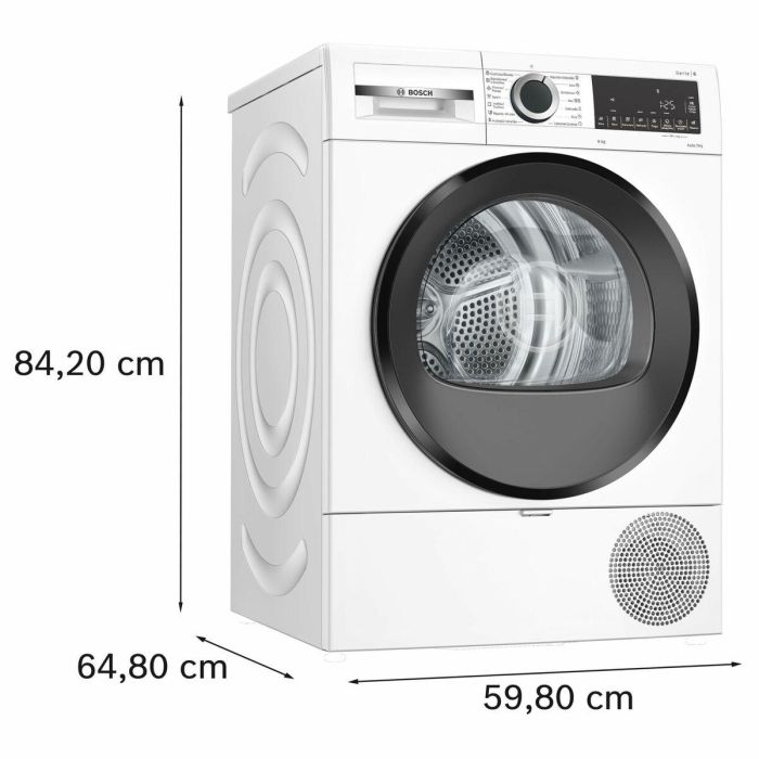 Secadora de condensación BOSCH WQG24200ES 9K BC BCA DSP 11 Secadora de condensación BOSCH WQG24200ES 9K BC BCA DSP 11