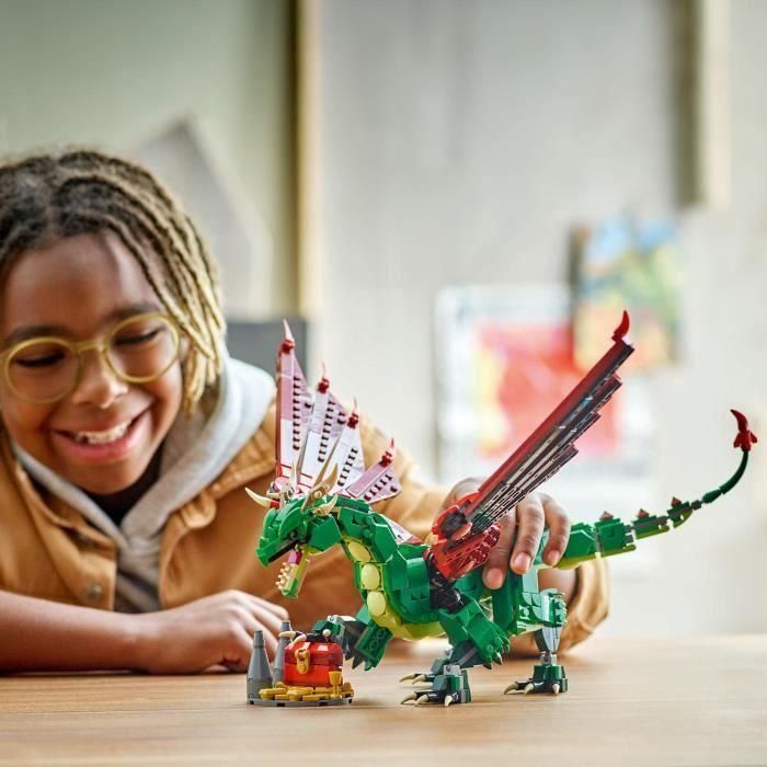 Juego de construccion dragón medieval lego creator 4