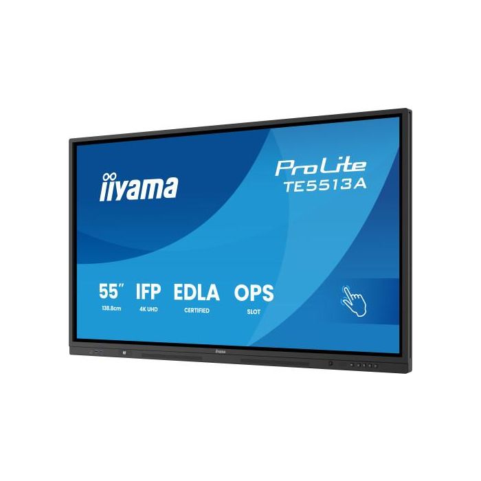 Iiyama TE5513A-B1AG Pantalla Interactiva 55" UHD IPS Android 14 8/128GB con Wifi 6 y Sonido 2x 20W Subwoofer, 450cd/m2, Antiglare 5 Iiyama TE5513A-B1AG Pantalla Interactiva 55" UHD IPS Android 14 8/128GB con Wifi 6 y Sonido 2x 20W Subwoofer, 450cd/m2, Antiglare 5