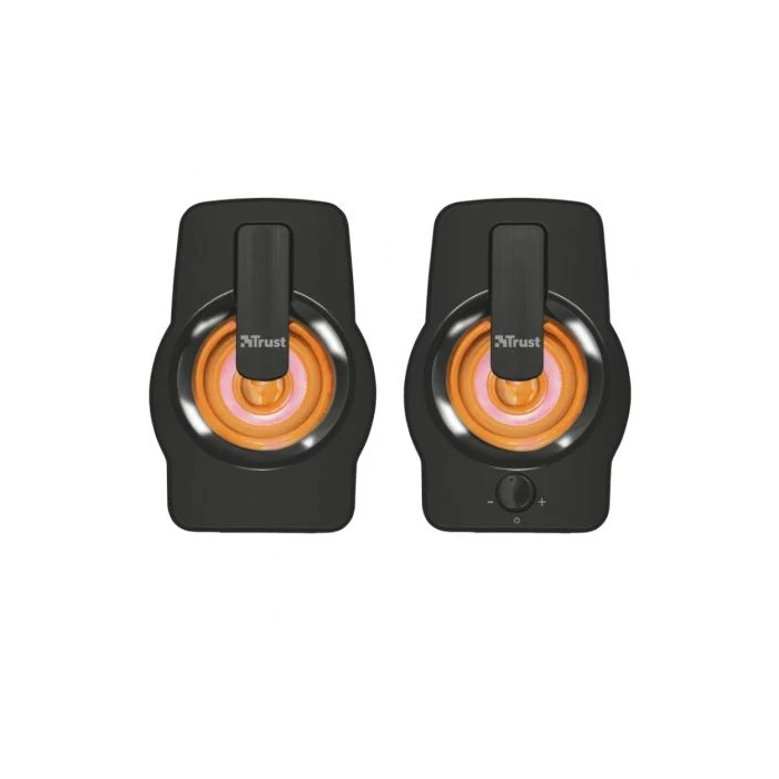 Trust Altavoces Gemi RGB 22948 / 12W / 2.0 Compactos con Iluminación LED RGB para PC y Portátil 2