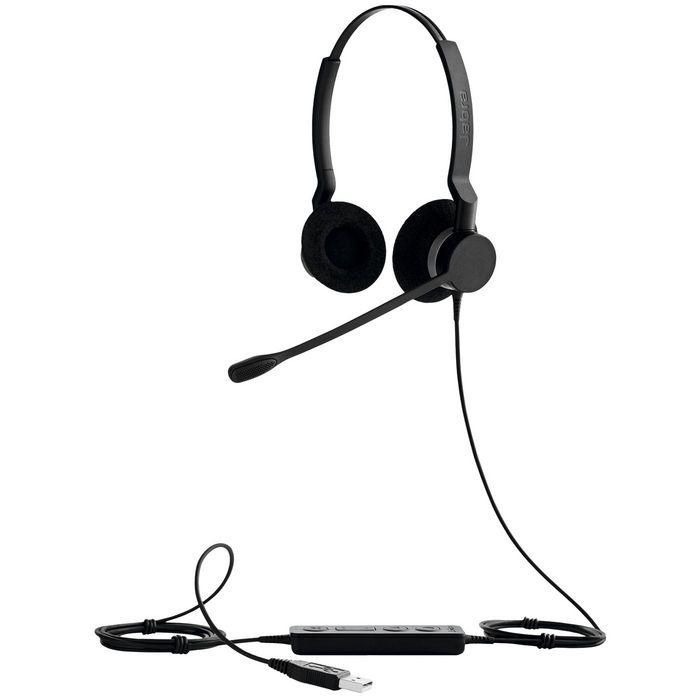 Jabra 2300 Auriculares USB Duo MS NC Diadema Oficina/Centro de Llamadas con Cancelación de Ruido Negro 3