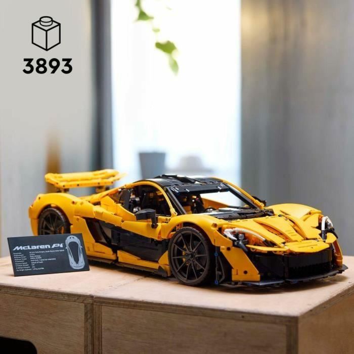 Lego 42172 McLaren P1 - Kit de Modelo de Hiperdeportivo para Adultos Entusiastas de Vehículos 5