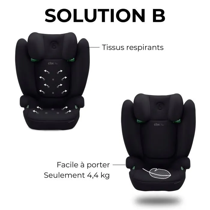 Cybex Silla de Coche Solution S-Fix Volcano Negro Grupo 2/3 Negro Cybex Silla de Coche Solution S-Fix Volcano Negro Grupo 2/3 Negro