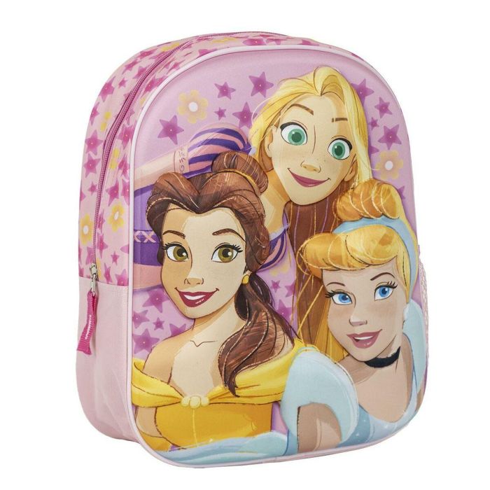Mochila Escolar Disney Princess Rosa 25 x 31 x 10 cm 0 Mochila Escolar Disney Princess Rosa 25 x 31 x 10 cm 0