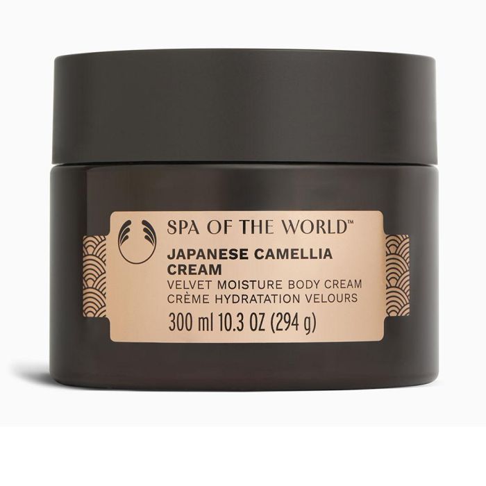 THE BODY SHOP Japanese Camellia Crema Hidratante Corporal 300ml - Suavidad y Firmeza con Aceite de Camelia - Vegana