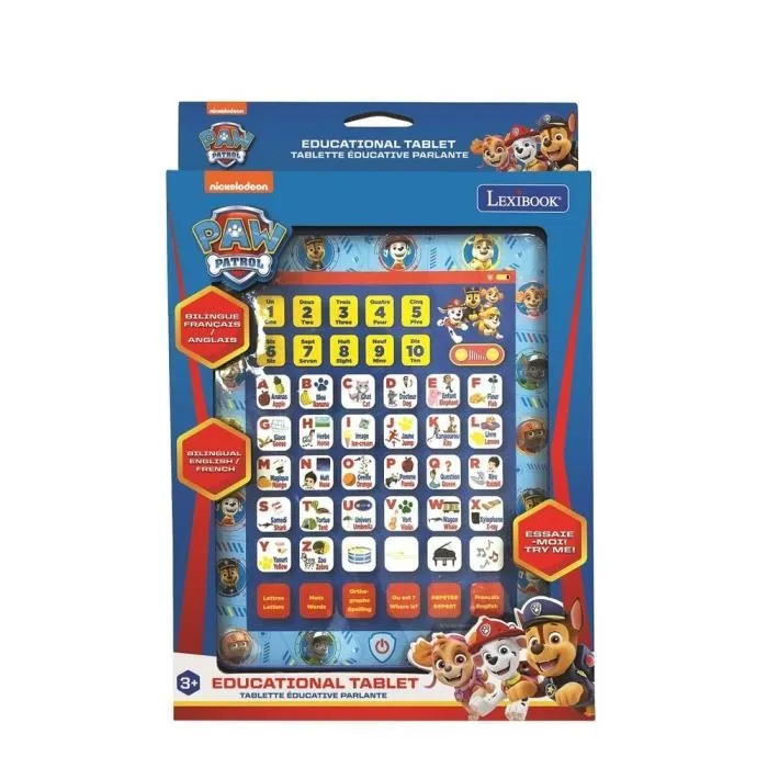 Lexibook Tableta Educativa Bilingüe Paw Patrol (Inglés / Francés) Pantalla Táctil para Niños Pequeños 4