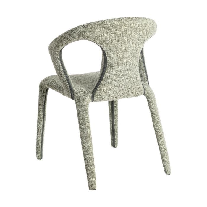 Silla Jaspeado Verde Tejido Salón 52,50 X 59 X 79 cm