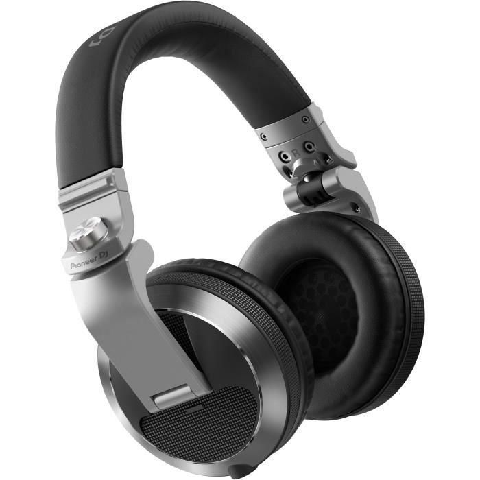 Pioneer DJ HDJ-X7-S PIO4573201240989 Auriculares DJ Profesionales con Cable Plateados Resistentes a la Intemperie 2