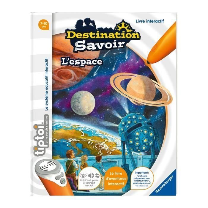 Ravensburger 13099007 - Libro Interactivo Tiptoi Destino Espacio de Conocimiento para 7+ Años