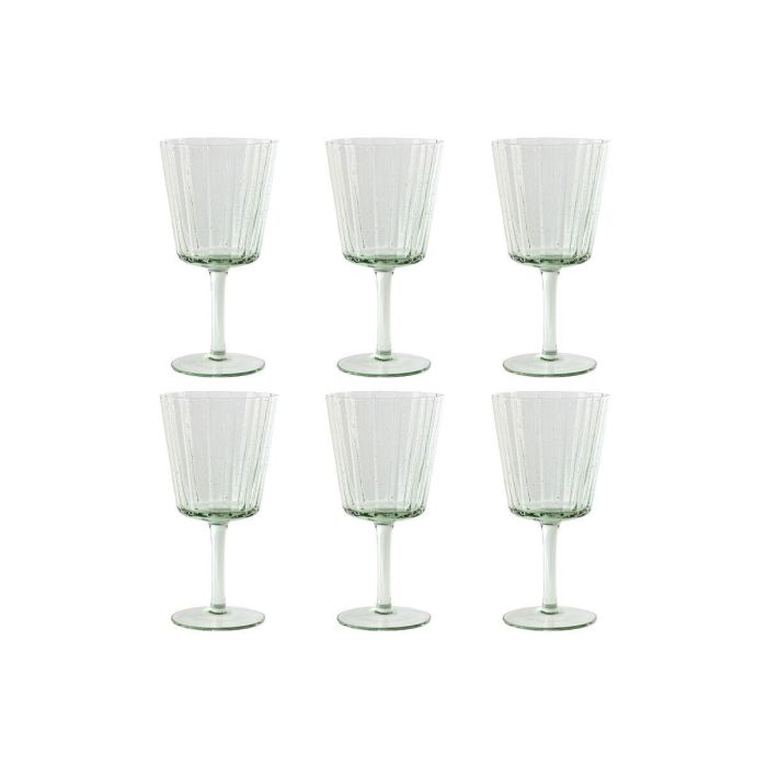 Copa Basicos DKD Home Decor Verde 8.4 x 16.4 x 8.4 cm Set de 6