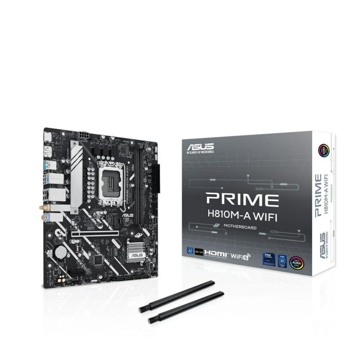 Asus PRIME H810M-A WiFi Socket 1851 DDR5 PCIe 4.0 Micro ATX Placa Base con Wi-Fi 6 16